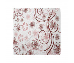 Flowers Bold Lines Bandana