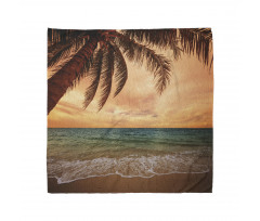 Exotic Seascape with Palm Bandana