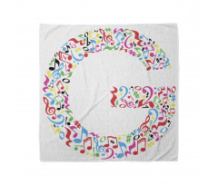 Majuscule Music Theme Bandana