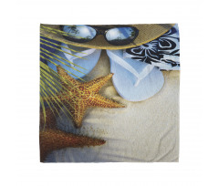 Tropical Beach Seashell Bandana