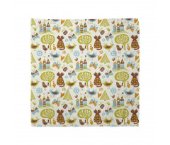 Cats Birds Butterfly Bandana