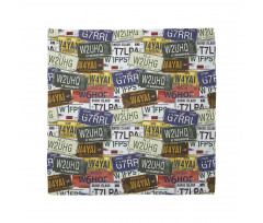 Retro Auto License Plates Bandana