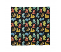 Funny Sea Characters Bandana