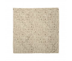 Dated Hieroglyphics Bandana