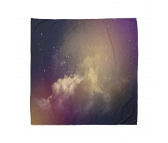 Night Clouds Stars Image Bandana