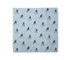 Ice Hockey Pattern Winter Bandana