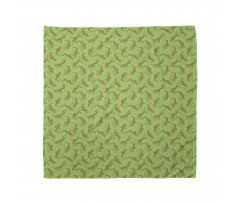 Saxophones on Green Bandana