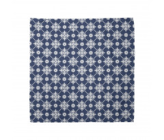 Checkered Folkloric Floral Bandana