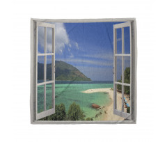 Tropic Scene in Window Bandana