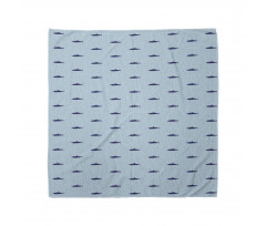 Ocean Life in Blue Shades Bandana