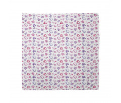 Watercolor Heart Rocks Bandana