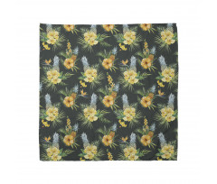 Tropic Flower Design Bandana