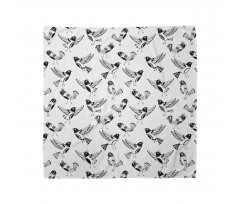 Cartoon Birds Bandana