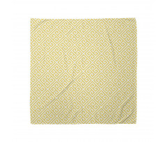 Yellow Roman Tile Bandana