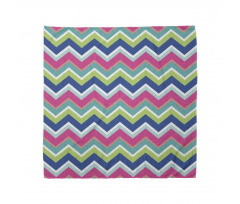 Colorful Chevron Lines Bandana