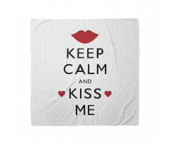 Kiss Me Red Hearts Bandana