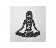 Do Yoga Words Girl Bandana