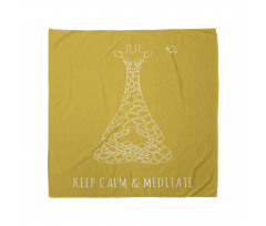 Meditating Giraffe Bandana