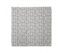 Lavender Hydrangea Art Bandana