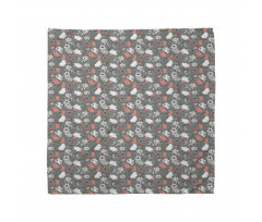 Rustic Flowers Pattern Bandana