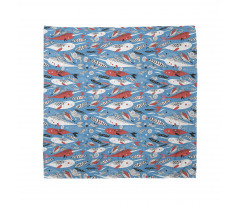 Underwater Life Pattern Bandana