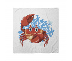 Cartoon Blue Coral Reef Bandana