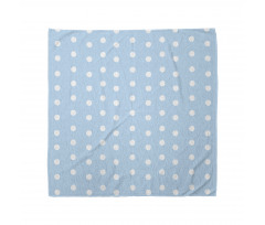 Polka Dots Blue and White Bandana