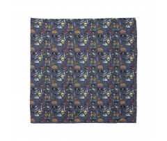 Vintage Cartoonish Design Bandana