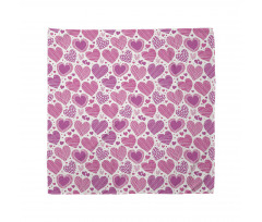 Pink Romantic Motifs Bandana