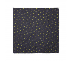 Yellow Stars and Dots Bandana