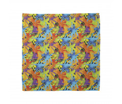 Color Splashes Funky Bandana