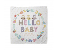 Hello Baby Owls Bandana