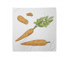 Carrot Pattern Bandana