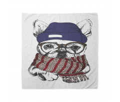 Cozy Hipster Winter Dog Bandana