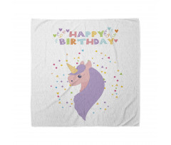 Doğum Günü Bandana Happy Birthday Yazılı Masalsı At Deseni