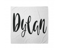 Özel İsim Bandana El Yazısı ile Dylan Adı Yazılı Görsel