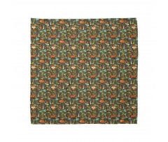 Autumn Season Flora Fauna Bandana