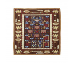 Oriental Rhombus Design Bandana