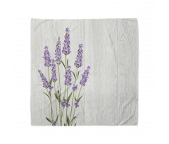 Herbal Bouquet on Wood Bandana