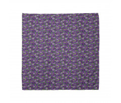 Green Field with Pansy Bandana