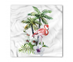 Çiçeksi Bandana Sulu Boya İle Yapılmış Hawai Duvar Kağıdı
