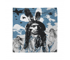 Children and Father Bandana