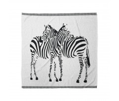 Zebra Bandana Farklı Renklerde Çizgilerden Oluşan Hayvan 