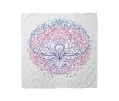 Mandala Bandana Karışık Mistik Lotus Çiçeği ve Kalpler