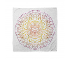 Mandala Bandana İç İçe Mistik Çiçekli Karışık Şekiller