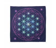 Geometrik Bandana Farkındalık ve Mistisizm Temalı Işıklı 