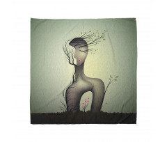 Surrealist Woman Shape Bandana