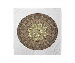 Mandala Bandana İç İçe Karmaşık Mistik Yuvarlak Şekiller