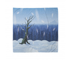 Cold Snowy Landscape Bandana