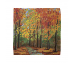 North Woods with Leaves Bandana
